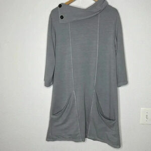 Earth Creations Amelia Jumper gray boho size XL
